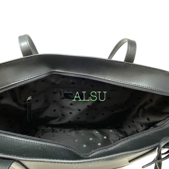 Kate ♠️ Spade Briel Large Tote Leather Black - Picture 7 of 7